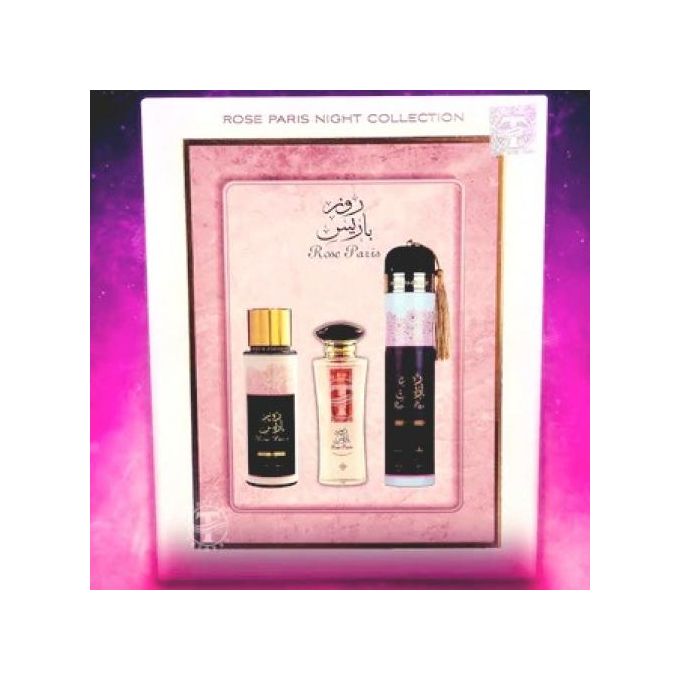 COFFRET PARFUM Rose Paris Night Collection ard al zaafarn