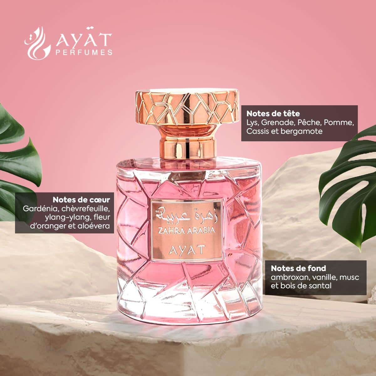 Eau de Parfum Zahra Arabia – Ayat Perfumes – 100 ml