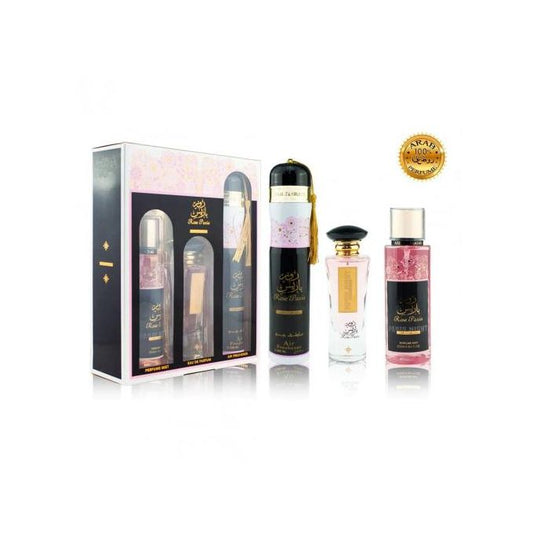 COFFRET PARFUM Rose Paris Night Collection ard al zaafarn