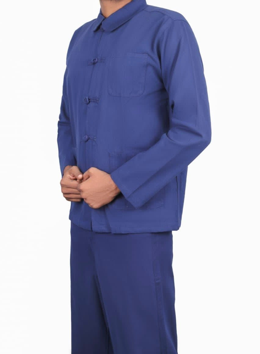 ENSEMBLE DE BLEU CHINE