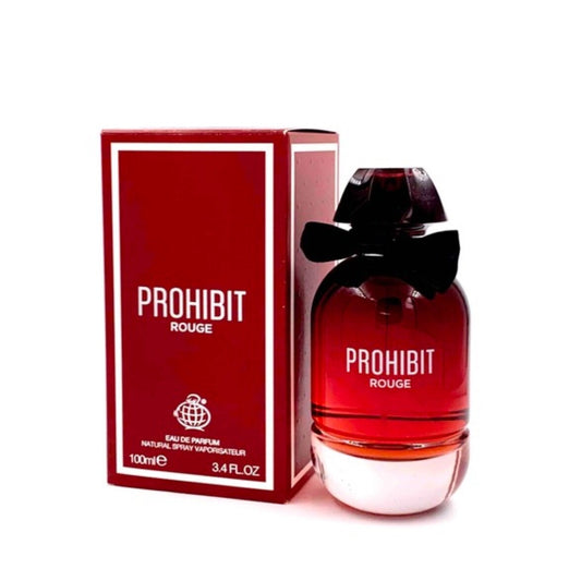 Prohibit Rouge By Fragrance World 100ml