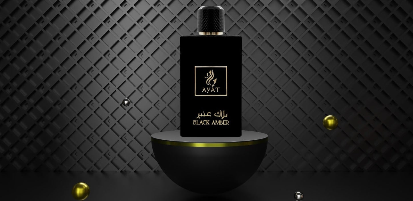 BLACK AMBER Eau de Parfum Velvet Collection Par Ayat Perfumes