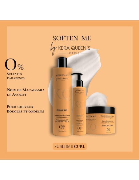 Gamme Soften me Sublime curl By Kera Queen's