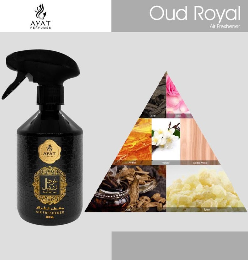 Vaporisateurs OUD ROYAL 500ml de Ayat Perfumes