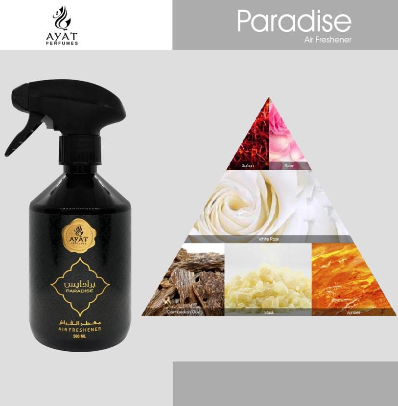 Vaporisateurs PARADISE 500ml de Ayat Perfumes